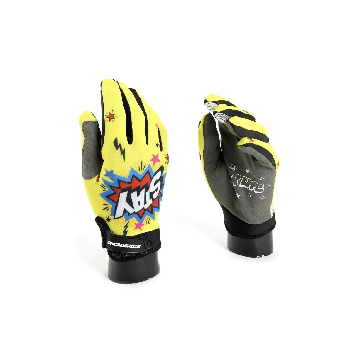 Stay Strong POW Gloves Yellow